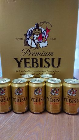 エビスビールで